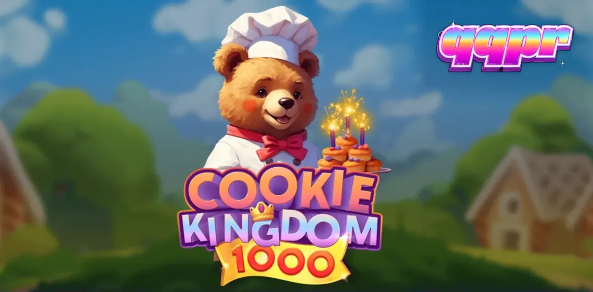 Tampilan visual permainan slot Cookie Kingdom 1000 yang penuh warna